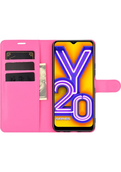 Vivo Y20/ Y11S/ Y20/ Y20I Litchi Cilt Cüzdan Deri Cep Telefonu Kılıfı (Yurt Dışından)