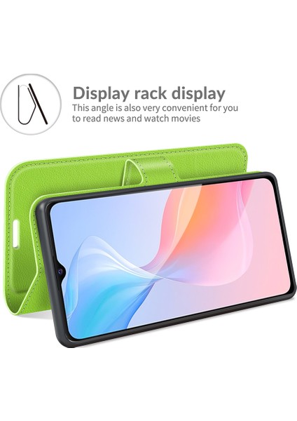 Vivo Y21 Pratik Tasarım Telefon Kasası Cüzdan Standı Litchi Cilt Flip Deri Telefon Kapak Kabuğu (Yurt Dışından) modelleri