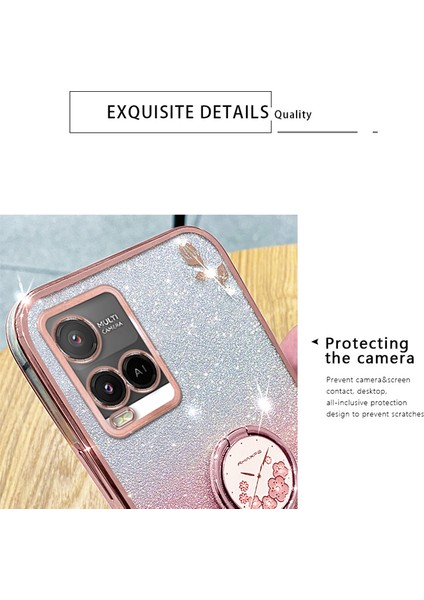 Vivo Y21 / Y33S / Y21S / Y21T 4g / Y21E 4g / Y21A 4g / Y33T 4g Kapak Tpu Telefon Kickstand Case (Yurt Dışından) modelleri
