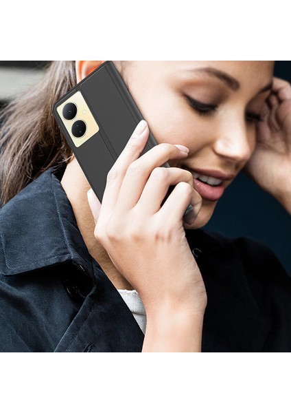 Vivo V29 Lite 5g Kart Yuvası Pu Deri Flip Telefon Kapağı Standı Kabuk Tam Koruma Telefon Kılıfı (Yurt Dışından)