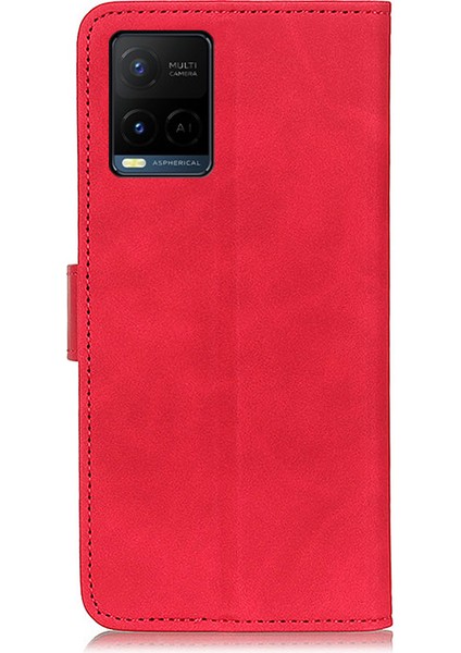 Vivo Y33S/Y21/Y21S Retro Tahıl Deri Telefon Kapağı Cüzdan (Yurt Dışından) indirimleri