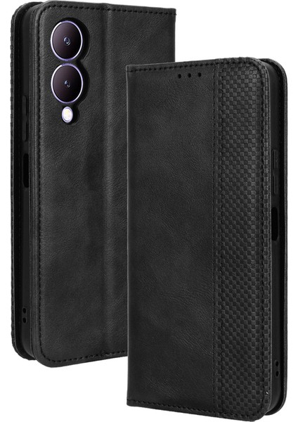 Vivo Y17S 4g Pu Pu Deri Tam Koruma Telefon Kapağı (Yurt Dışından)