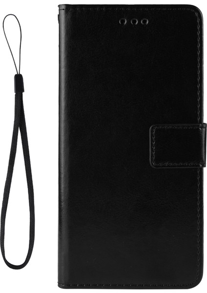 Vivo Y15S/Y15A/Y10/T1/Y01 Folio Flip Iyi Korumalı Stand Cüzdan Çılgın At Dokusu Pu Deri Telefon Kapak Kılıfı (Yurt Dışından)
