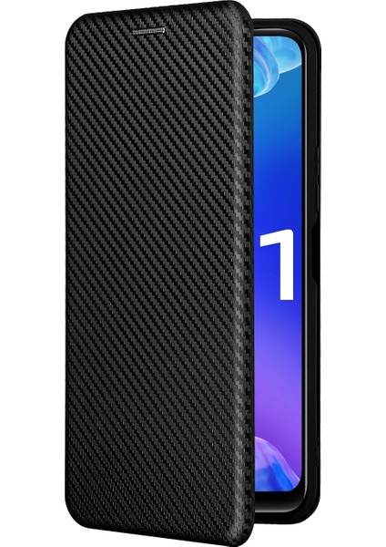 Vivo Y21/Y33S Kart Yuvalı Karbon Fiber Dokulu Deri Telefon Kılıfı (Yurt Dışından) fiyatları