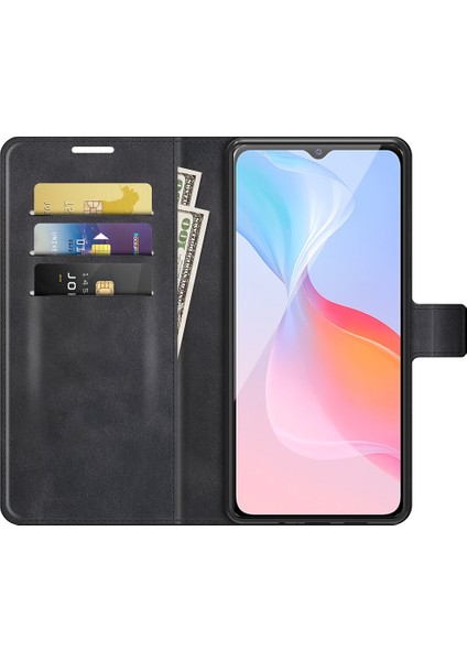 Vivo Y21 Deri Cüzdan Standı Tasarımı Folio Flip Telefon Kılıfı (Yurt Dışından) fırsatları