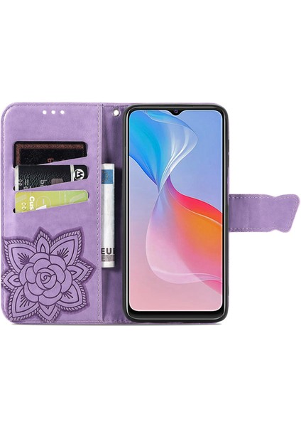 Vivo Y21 / Y21S / Y33S Anti-Drop Pu Deri Telefon Kılıfı Stand Cüzdan Cep Telefonu Kapağı (Yurt Dışından) fiyatları