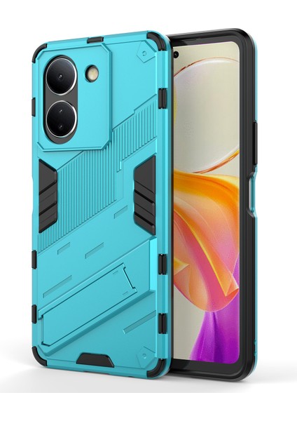 Vivo Y36 4g 5g Şok Geçirmez Telefon Kasası Kickstand Pc+Tpu Telefon Kapağı (Yurt Dışından)