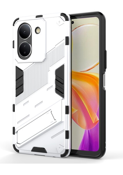 Vivo Y36 4g 5g Şok Geçirmez Telefon Kasası Kickstand Pc+Tpu Telefon Kapağı (Yurt Dışından)