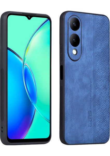 Vivo Y17S 4g Anti-Fall Impu Deri+Tpu Telefon Kapağı (Yurt Dışından)