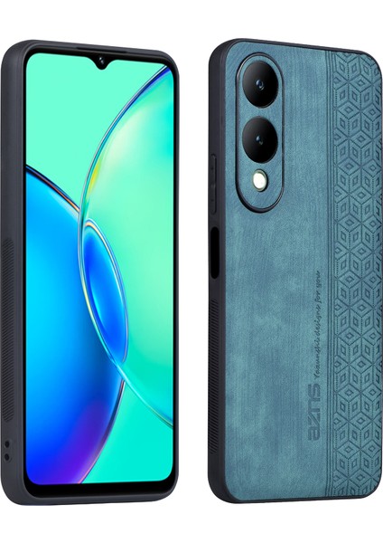 Vivo Y17S 4g Anti-Fall Impu Deri+Tpu Telefon Kapağı (Yurt Dışından)