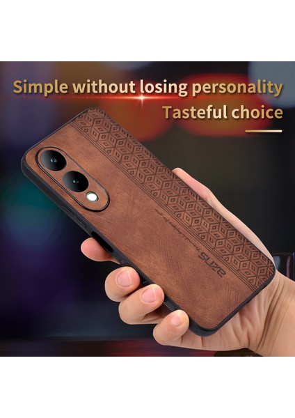 Vivo Y17S 4g Anti-Fall Impu Deri+Tpu Telefon Kapağı (Yurt Dışından) fiyatları