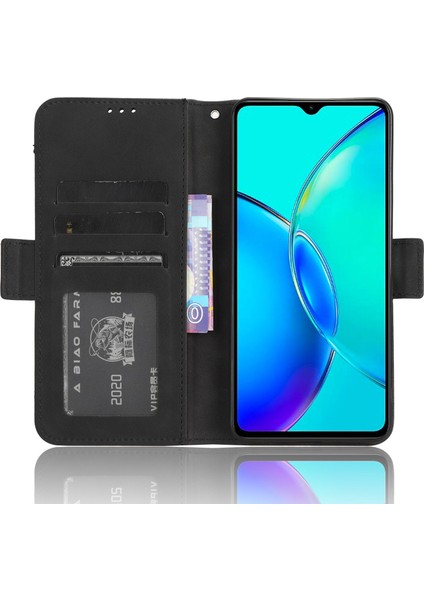 Vivo Y35+ 5g / Y35M+ 5g / Y27 4g Çoklu Kart Yuvası Stand Telefon Kılıfı Pu Deri Cüzdan Kapağı (Yurt Dışından) fiyatları