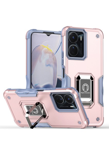 Vivo Y16 4g Telefon Kasası Sert Pc Tpu Kickstand ile Koruyucu Kapak (Yurt Dışından)