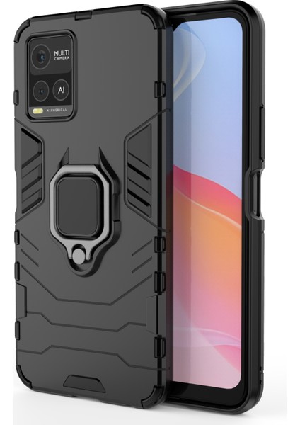 Vivo Y21 Halka Çubuğu Tasarımı Tpu + Pc Şok Emme Çift Koruma Kapağı (Yurt Dışından) fiyatları