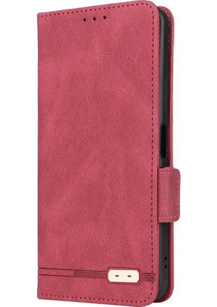 Vivo Y16 4g Pu Deri Anti-Drop Kılıf Donanım Dekoru Çift Manyetik Toka Cüzdan Stand Telefon Kapağı (Yurt Dışından) indirimleri
