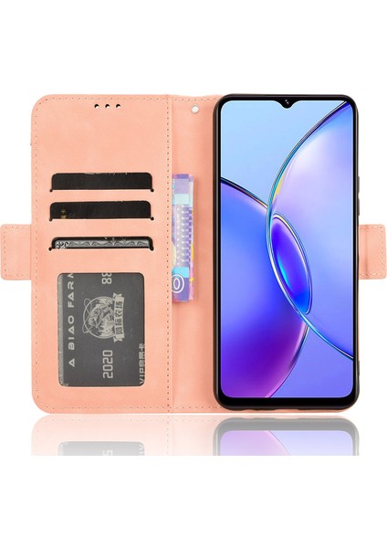 Vivo Y17S 4g Kasa Cüzdanı Pu Deri Çoklu Kart Yuvaları Telefon Kapağı (Yurt Dışından) fırsatları