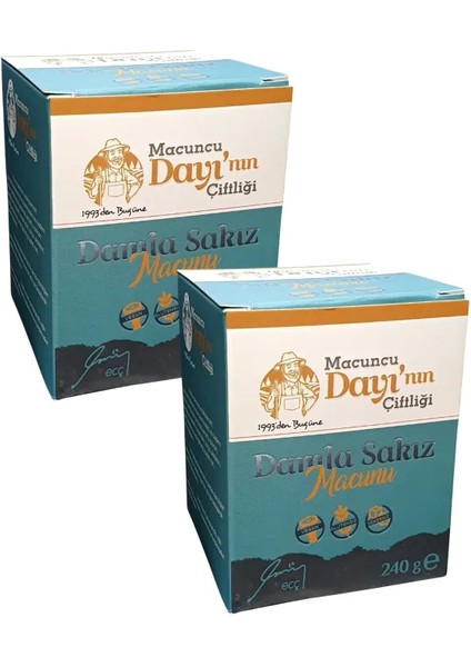 Damla Sakızı Macunu 240 gr x 2 Adet