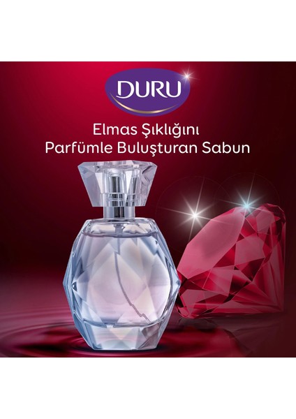 Diamonds Serisi Oriental Red Diamond 4 Adet Güzellik Sabunu 360 Gr X 3 Adet