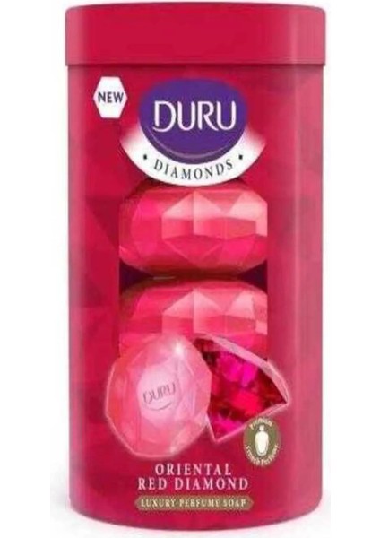 Diamonds Serisi Oriental Red Diamond 4 Adet Güzellik Sabunu 360 Gr X 3 Adet