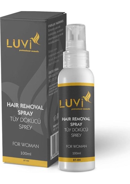 Tüy Dökücü Krem Sprey Kadın 100ml