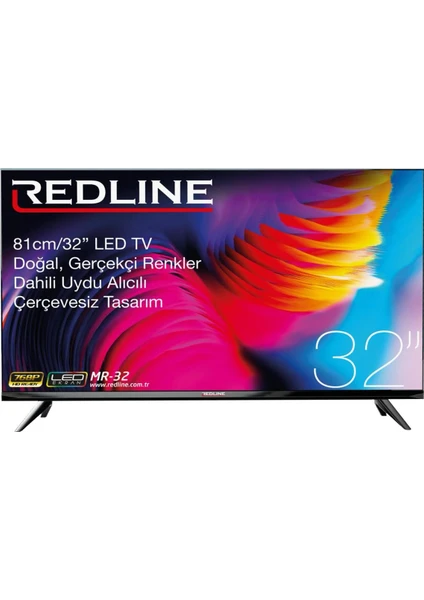 MR-32 32" 81 Ekran Uydu Alıcılı HD Ready LED TV