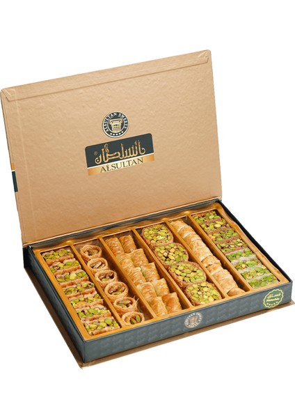 Al Sultan Sweets Karışık Baklava  6'lı Lezzet Koleksiyonu 400 gr