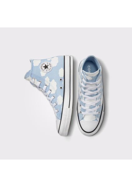 Chuck Taylor All Star Cloudy Çocuk Mavi/beyaz Sneaker A04342C.443