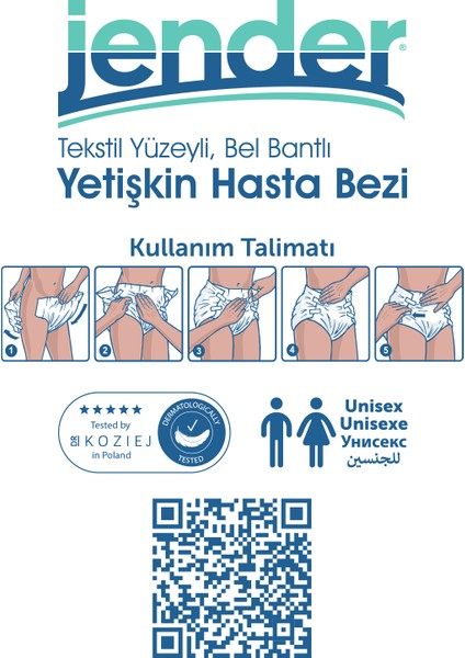 Hasta Bezi L Bağlamalı 2 Paket 60 Bez fiyatları