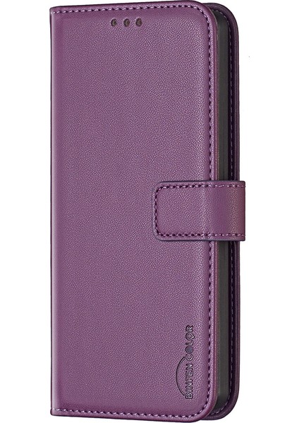 Samsung Galaxy A05 Cüzdan Kılıfı ile Uyumlu, Kart Yuvalı, Manyetik Kapatmalı, Flip Folyo Kapaklı (Yurt Dışından)