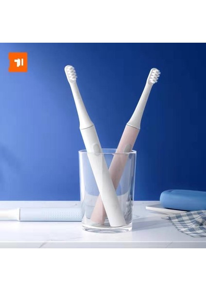 Xiaomi Mijia Sonic Elektrikli Diş Fırçası T100 Erkek ve Dişi Çiftler Için Uygun Su Geçirmez Yumuşak Fırça Kafası (Yurt Dışından)