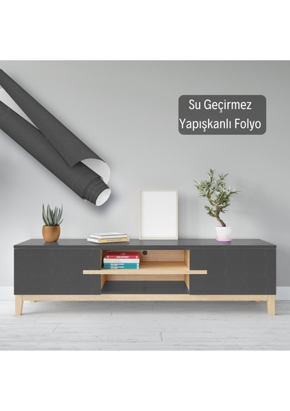 Siyah Mermer Desenli Yapışkanlı Folyo, Mutfak, Tezgah, Masa, Dolap Kaplama Folyosu, Isıya Dayanıklı, Su Geçirmez, Kendinden Yapışkan Folyolar, Sticker, Büyük Ebatlı, Dekoros modelleri