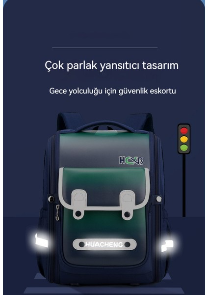 Su Geçirmez Büyük Kapasiteli Öğrenci Okul Çantası, Omurga Yükü Azaltma, Gece Güvenlik Yansıtıcı (Yurt Dışından) indirimleri