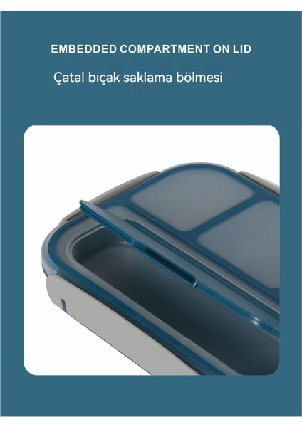 Gıda Sınıfı Taze Öğle Yemeği Kutusu, 1300ML Kapasitesi (Yurt Dışından) fırsatları