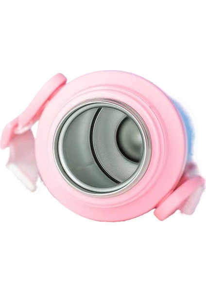 Paslanmaz Çelik Çocuk Termos Bardak, Taşınabilir Pipet Su Isıtıcısı, 520ML (Yurt Dışından)
