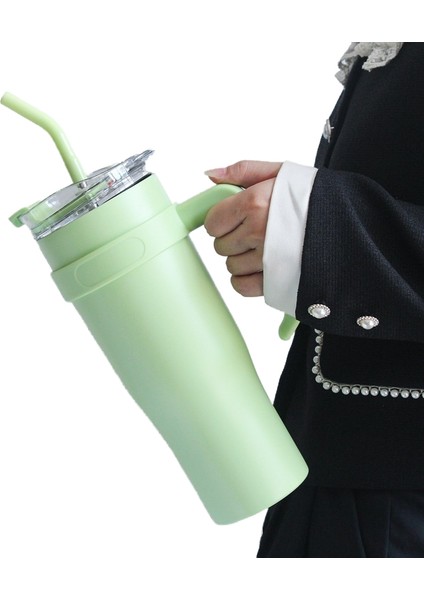 Büyük Kapasiteli Pipet Yalıtım Bardağı, Büyük Mac Soğutma Yalıtım Bardağı, 1200ML (Yurt Dışından)