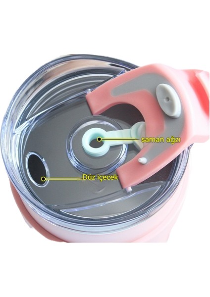 Büyük Kapasiteli Pipet Yalıtım Bardağı, Büyük Mac Soğutma Yalıtım Bardağı, 1200ML (Yurt Dışından)