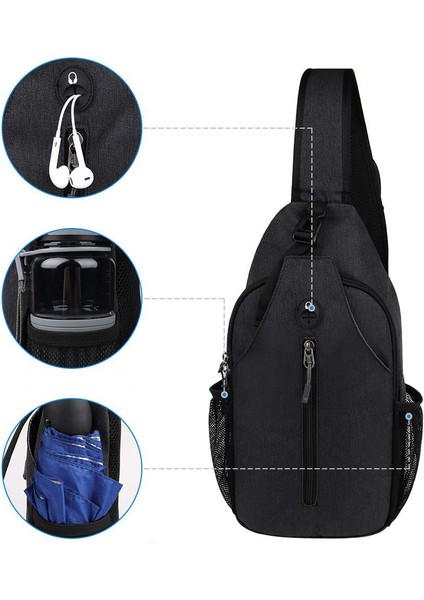 Moda Rahat Omuz Çantası/crossbody Çantası/göğüs Çantası/seyahat Sırt Çantası (Yurt Dışından) fiyatları