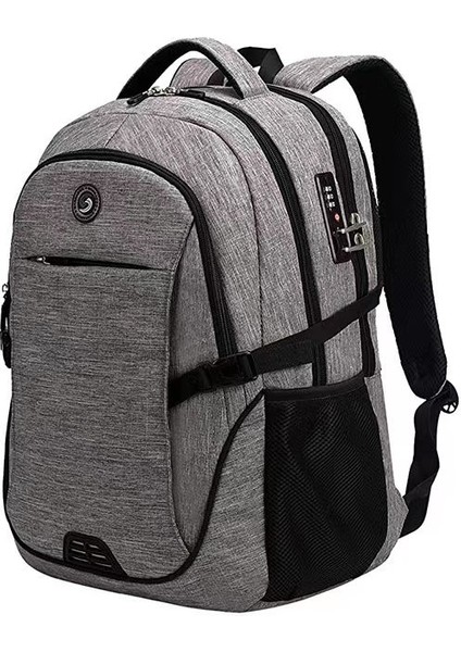 Su Geçirmez Büyük Kapasiteli Sırt Çantası, USB Şarj Sırt Çantası (Yurt Dışından)