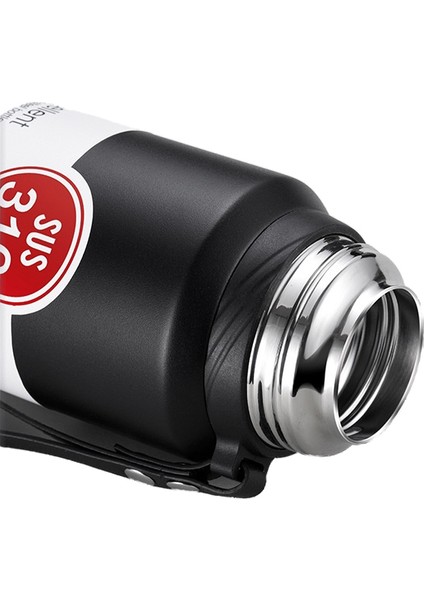 316 Paslanmaz Çelik Büyük Kapasiteli Termos Bardak, Açık Spor Taşınabilir Termos Bardak, 800ML (Yurt Dışından)