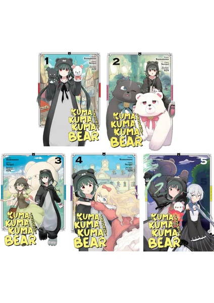 Kuma Kuma Kuma Bear 1 - 2 - 3 - 4 - 5. Ciltler Manga Seti - Kumanano