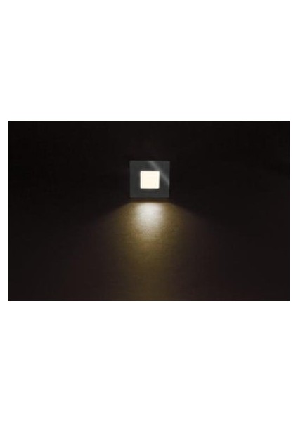 Koridor Aydınlatma Kare Saten Beyaz Sensörlü fiyatları