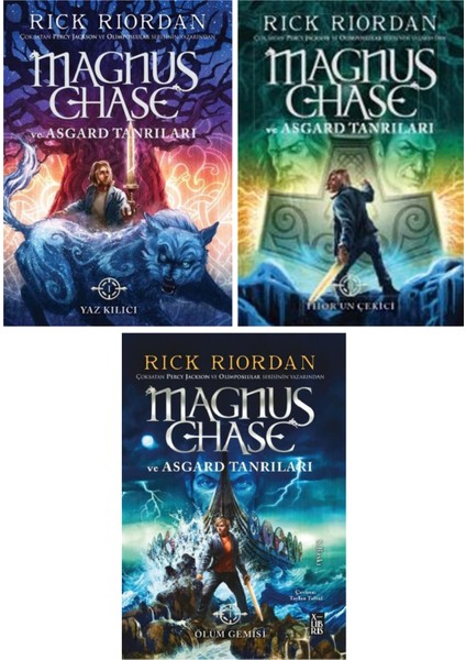 Magnus Chase ve Asgard Tanrıları 3 Kitap - Rick Riordan