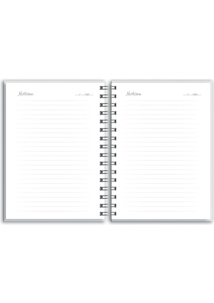 A5 Boyutunda Ajanda Süresiz Haftalık Planlayıcı Defter (250 Adet Sticker Hediyeli)