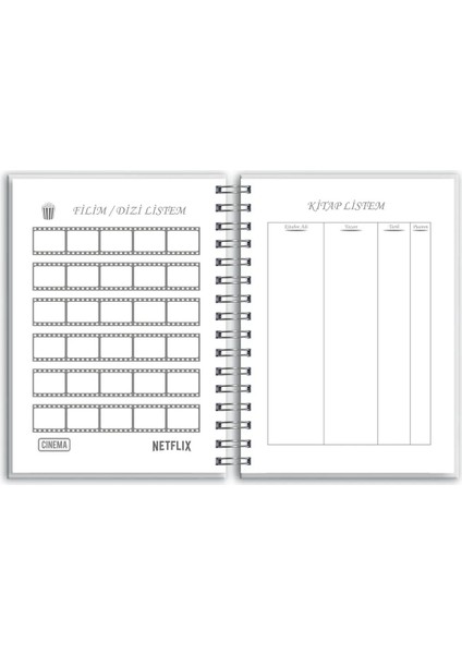 A5 Boyutunda Ajanda Süresiz Haftalık Planlayıcı Defter (250 Adet Sticker Hediyeli) fırsatları