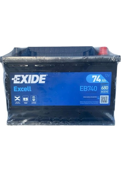 Excell 74AH EB740 680(EN) Akü