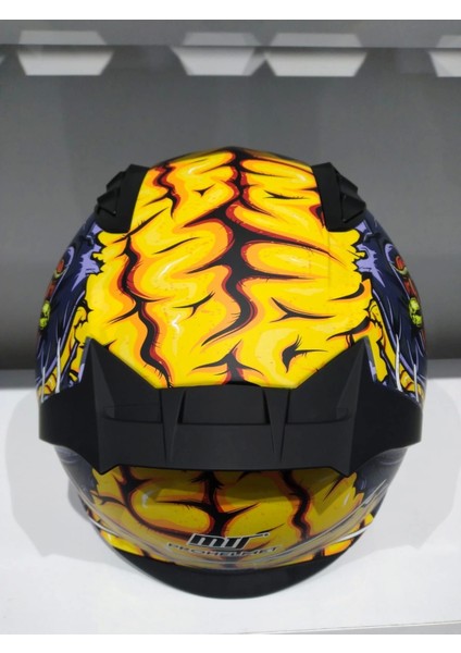 Kask Mts Pro 801 Zombi Güneş Gözlüklü Orange/blue fiyatları
