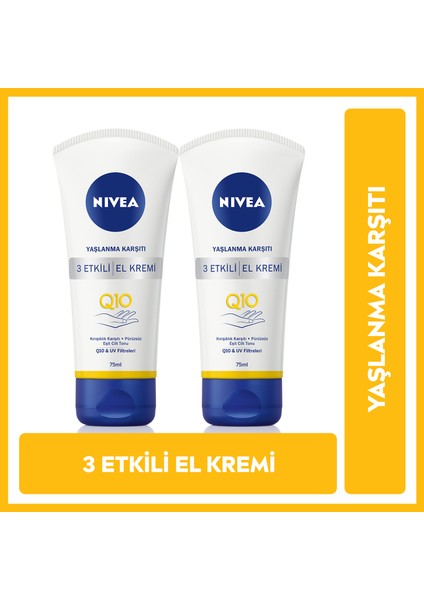 Nıvea Q10 El Kremi 75 ml x 2