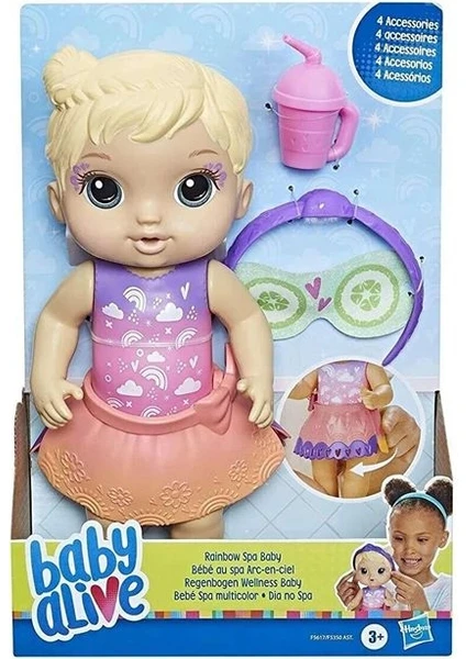 F5617/F5350 Baby Alive Gökkuşağı Aksesuarlı Bebek