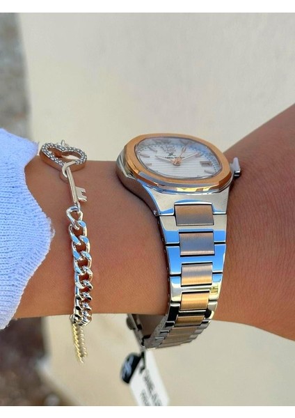 DK.FT.1.377 Daniel Klein Çelik Kordon 30 mt Suya Dayanıklı Yeni Sezon Şık Tasarım Bayan Kol Saati fırsatları