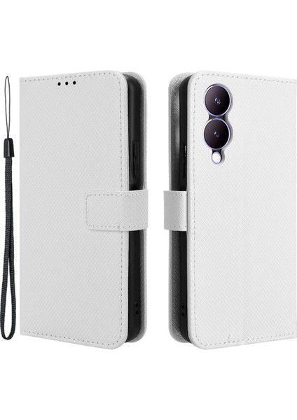 Vivo Y17S 4g Deri Kılıf Cüzdanı Telefon Koruyucu Telefon Kapağı (Yurt Dışından)
